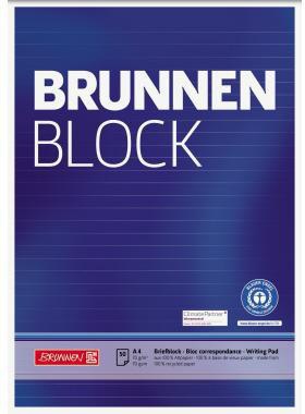 BRUNNEN Briefblock RCP 105261701 DIN A4 50Blatt liniert