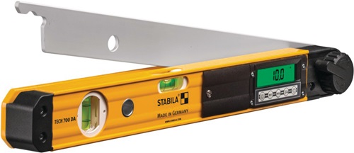 Elektronikwinkelmesser TECH 700 DA Messbereich 0-270 ° 0,1 ° STABILA