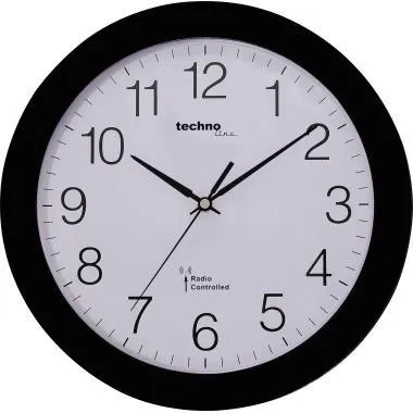 technoline Wanduhr WT 8000 schwarz analog