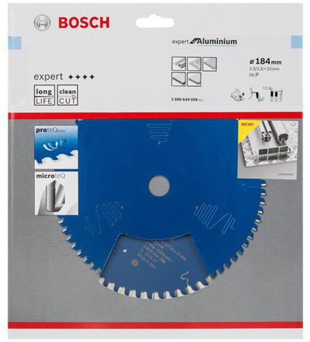Bosch Kreissägeblatt Expert for Aluminium D.184mm Bohrung 20mm 56Zähne HLTCG
