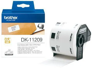 Brother Etikett DK11209 62x29mm weiß 800 St./Rl.