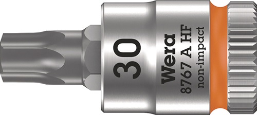 Steckschlüsseleinsatz 8767 A HF TORX® 1/4 Zoll T30 L.28mm WERA