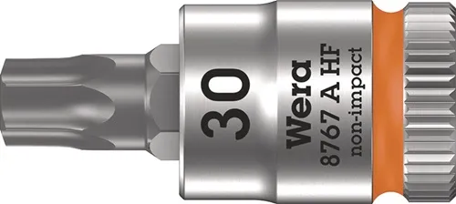 Steckschlüsseleinsatz 8767 A HF TORX® 1/4 Zoll T30 L.28mm WERA