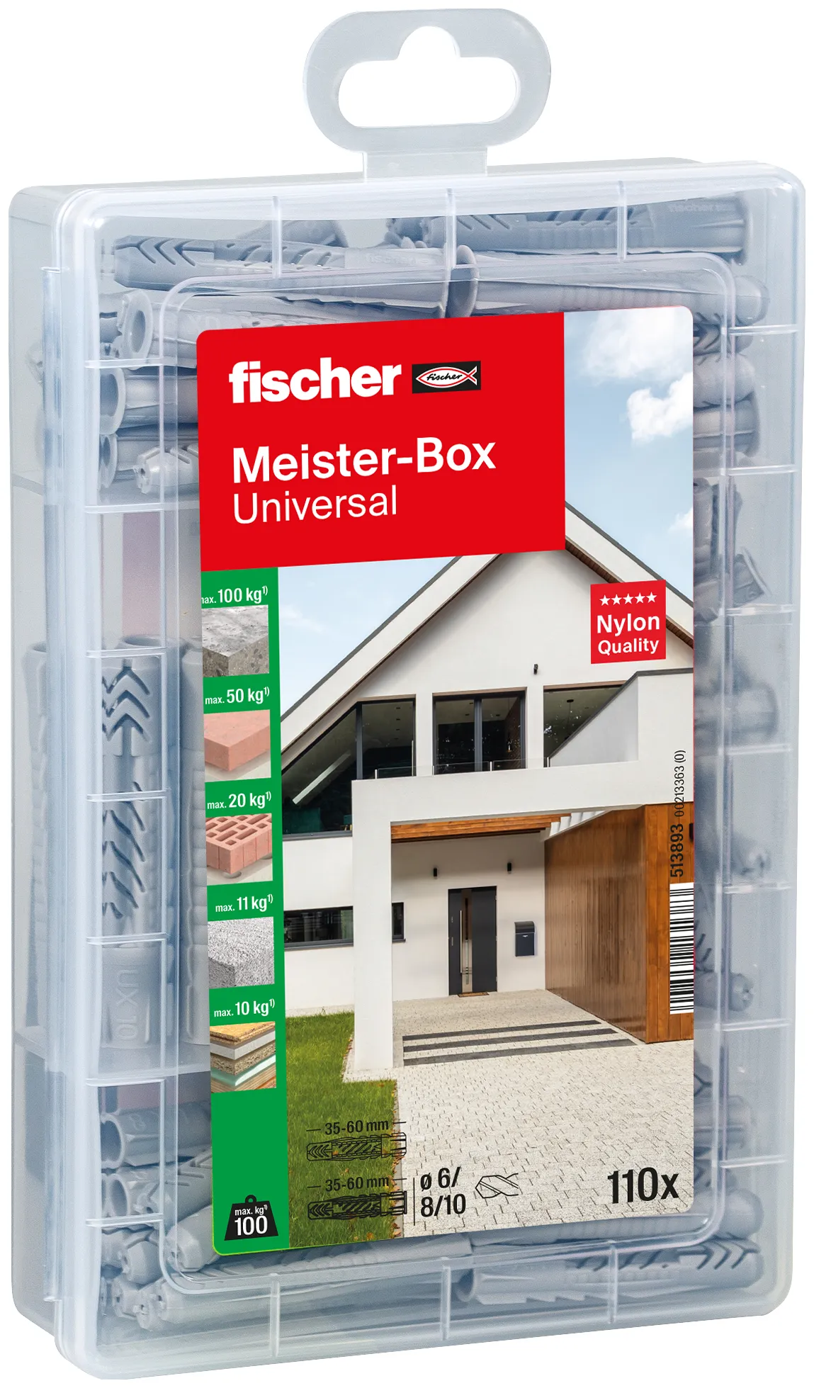 fischer Meister-Box Universal (110 Teile)