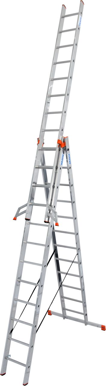 Krause MONTO Tribilo Sprossen-VielzweckLeiter treppengängig 3x12 Sprossen