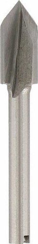 Bosch V-Nutfräser DREMEL® Arbeits-L.2mm D.6,4mm HSS Schaft-D.3,2mm 