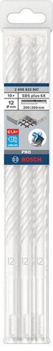Bosch Hammerbohrer PRO Arbeits-L.200mm D.12mm L.260mm SDS plus-5X