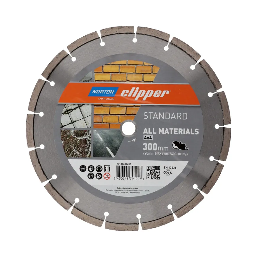 Norton Clipper Diamantscheibe STANDARD 4x4