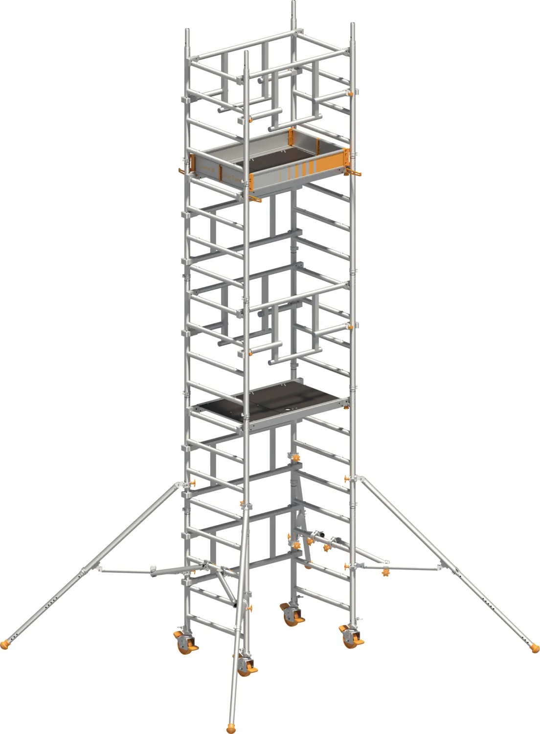Layher Fahrgerüst SoloTower P2 SAFETYPLUS Typ: 1621104 | SH: 4,15 m / AH: 6,15 m