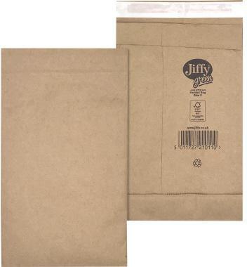 Jiffy Papierpolstertasche Nr. 0 30001310 br 200 St./Pa