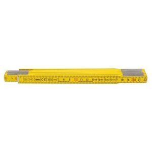 BMI Holz-Gliedermaßstab gelb,  2m