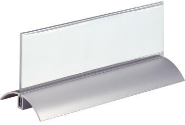 DURABLE Tischnamensschild Desk Presenter 820219 61x210mm tr 2St.