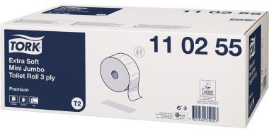 Tork Toilettenpapier Mini Jumbo 110255 3lagig weiß 12 St./Pack.
