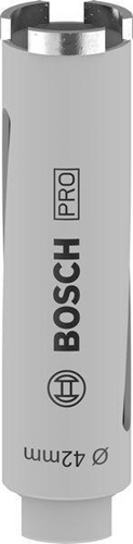 Bosch Diamanttrockenbohrkrone PRO Arbeits-L.42mm D.150 G 1/2Zoll 3 Seg.