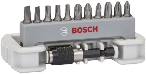 Bosch Schrauberbit-Set Extra-Hart 11tlg.PH/PZ/T/S L.25mm m.Bithalter 11+1-tlg.
