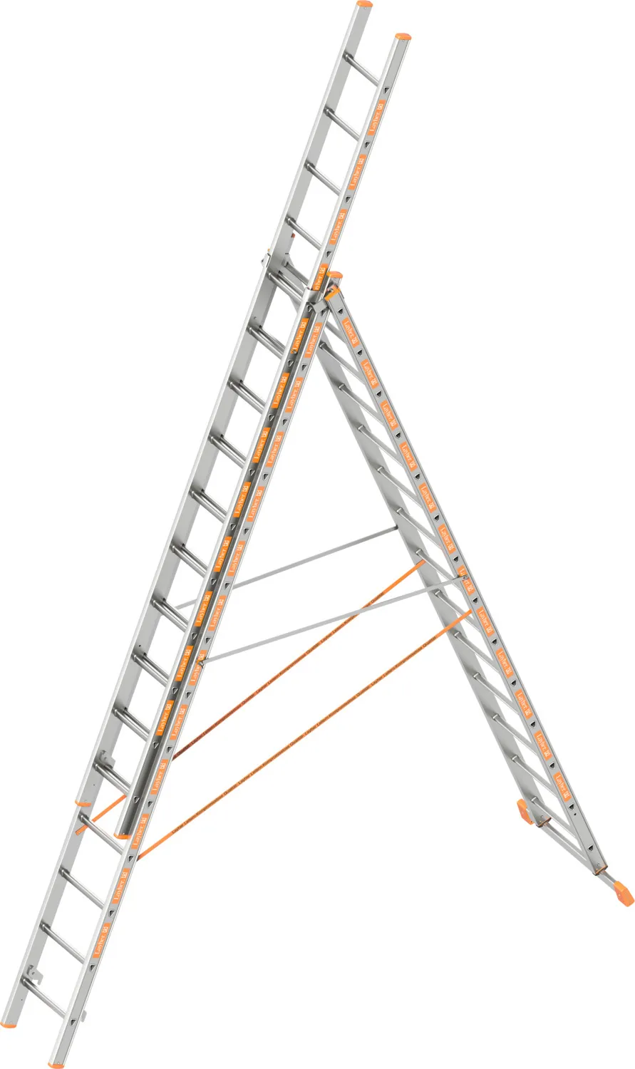 Layher Allzweckleiter 3-teilig TOPIC 1040 3x14 Sprossen