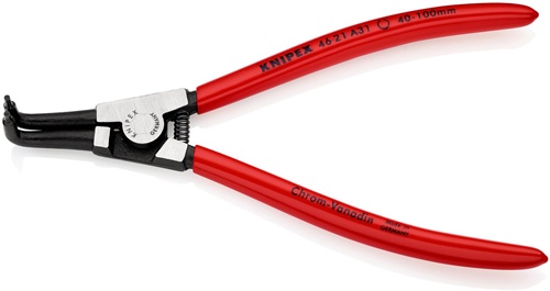 Außensicherungsringzange A 31 f.Wellen D.40-100mm 90Grad gew.L.200mm KNIPEX