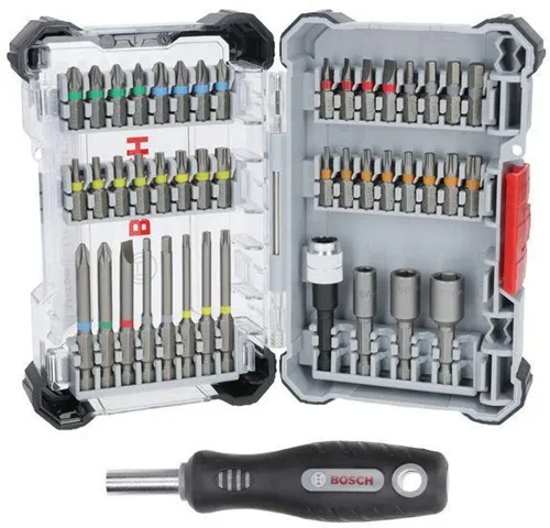Bosch Bohrer-Bit-Set Extra Hard 45tlg. L.25/65mm PH/PZ/SL/HEX/T/TH