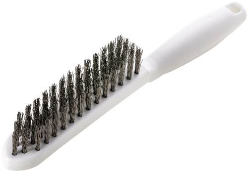 Drahtbürste Länge 285 mm 0,35 mm VA-Stahldraht gewellt LESSMANN