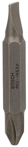 Bosch Doppelklingenbit L.45mm Klinge PH2/Längsschlitz 1x5,5mm