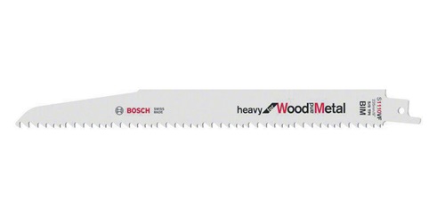 Bosch Säbelsägeblatt S1110VF L.225mm B.22mm TPI 5/8 3,2-5mm varioverzahnt 5er Pk.