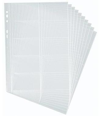 DURABLE Visitenkartenhülle 238919 für 20Karten 90x57mm 10 St./Pack.