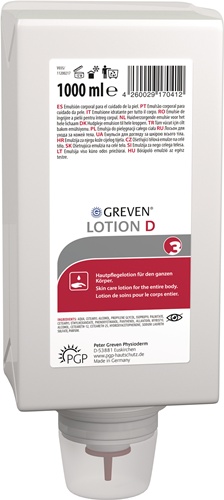 Hautpflegelotion GREVEN® LOTION D 1l O/W-Emulsion Variofl.GREVEN