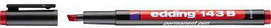 edding Folienschreiber 143 B 4-143002 1-3mm permanent rot