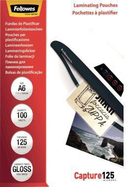 Fellowes Laminierfolie Capture 125 5307201 111x154mm 100 St./Pack.