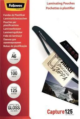 Fellowes Laminierfolie Capture 125 5307201 111x154mm 100 St./Pack.