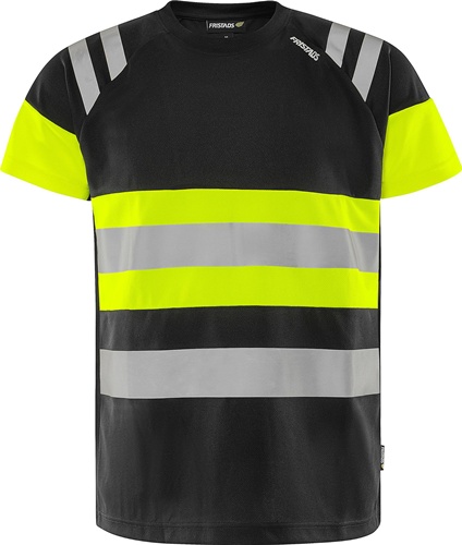 FRISTADS Warnschutz-T-Shirt High Vis 7880 GPST Gr.3XL Warnschutz-Gelb/Schwarz