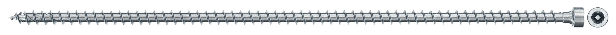 fischer Vollgewindeschraube PowerFull II CHTF 8,0 x 350 BC 50 Zylinderkopf mit Innenstern TX Vollgewinde galvanisch verzinkt, blau passiviert