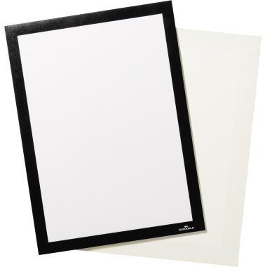 DURABLE Folienrahmen DURAFRAME 496801 A4 Klett magnetisch sw