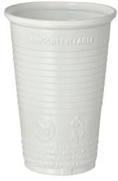 PAPSTAR Trinkbecher 16117 PP 0,2L weiß 100 St./Pack.
