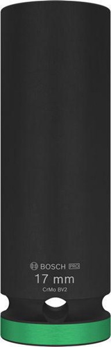 Bosch Steckschlüsseleinsatz PRO Impact 1/2Zoll SW17mm M10 tief Außen-D.19,5/23,8mm