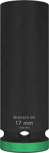 Bosch Steckschlüsseleinsatz PRO Impact 1/2Zoll SW17mm M10 tief Außen-D.19,5/23,8mm