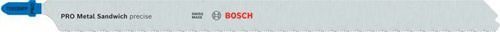Bosch Stichsägeblatt PRO Metal Sandwich T1018AFP L.250mm BIM Zahnteilung 1,1mm 5 St