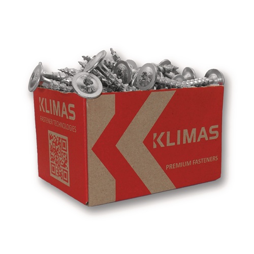 Tellerkopfschraube Tellerkopf hell verzinkt KLIMAS