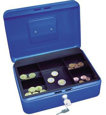 WEDO Geldkassette 145303X 25x18x9cm Größe 3 blau
