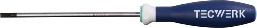 TECWERK Schraubendreher Schneiden-B.4,5mm Klingen-L.125mm 3K-Griff Rundkl.