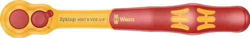 Hebelumsch.kn.8007 B VDE 3/8 Zoll 80 Z.VDE isol.WERA