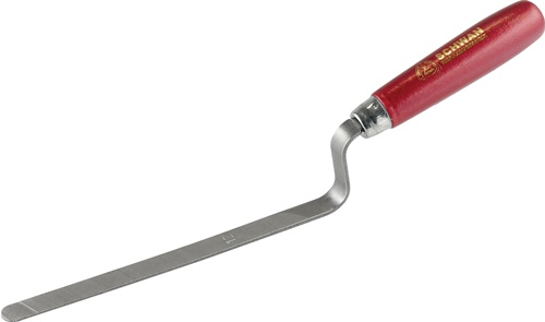 Hamburger Fugenkelle L.310mm B.12mm kon.geschl.Kohlenstoffstahl SCHWAN