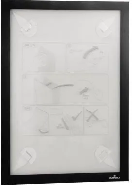 DURABLE Inforahmen DURAFRAME WALLPAPER 484301 A4 sw