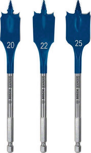 Bosch Flachfräsbohrer-Set EXPERT SelfCut Speed 3tlg. D.20/22/25mm