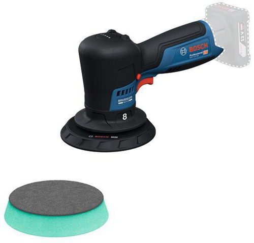 Bosch Akku-Polierer GPX 12V-125 Drehz.7000 1/min Polierschwamm-D.125mm o.Akku 