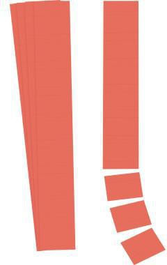 Ultradex Einsteckkarte Planrecord 140705 70x32mm rot 90 St./Pack.
