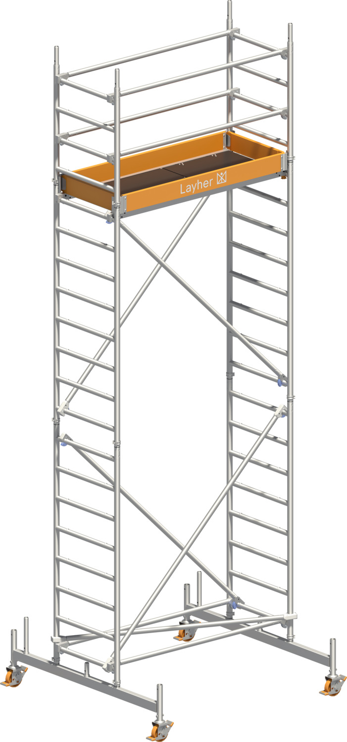 Layher Fahrgerüst Uni Leicht Typ: 3204 | SH: 4,26 m / AH: 6,26 m