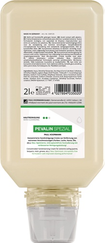 Handreinigungscreme PEVALIN SPEZIAL 2l rückfettend Softflasche PAUL VOORMANN