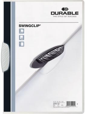 DURABLE Klemmmappe SWINGCLIP 226002 DIN A4 max. 30Bl. Klemme ws
