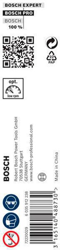 Bosch Holzschlangenbohrer PRO Wood Arbeits-L.100mm D.16mm L.160mm 6-kt SW 11,1mm